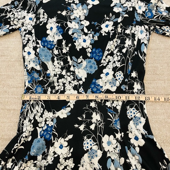 Erdem Floral 3/4 Sleeve Dress - Picture 7 of 11